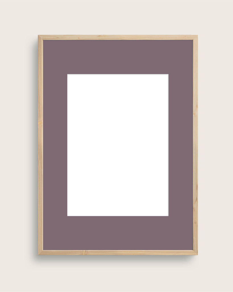 Passepartout - frame mat - lillac (without frame)